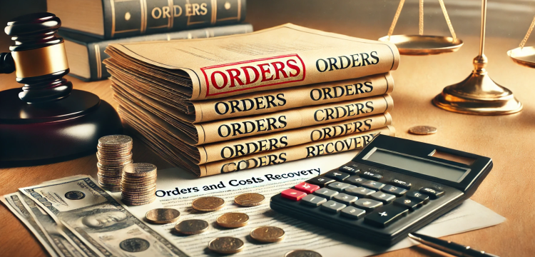 Orders and Costs Recovery